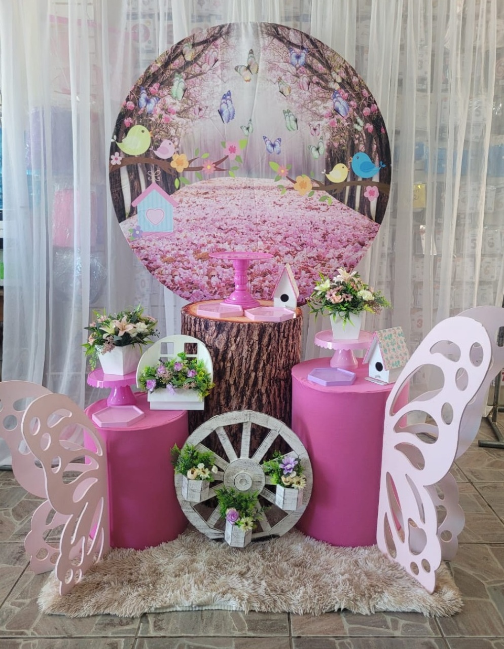 Kit Jardim Rosa  - Nicolle milde