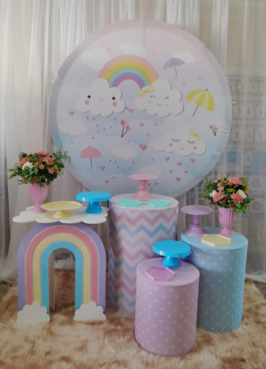 Kit Chuva de Amor 2 Mesa Nuven  - Nicolle milde