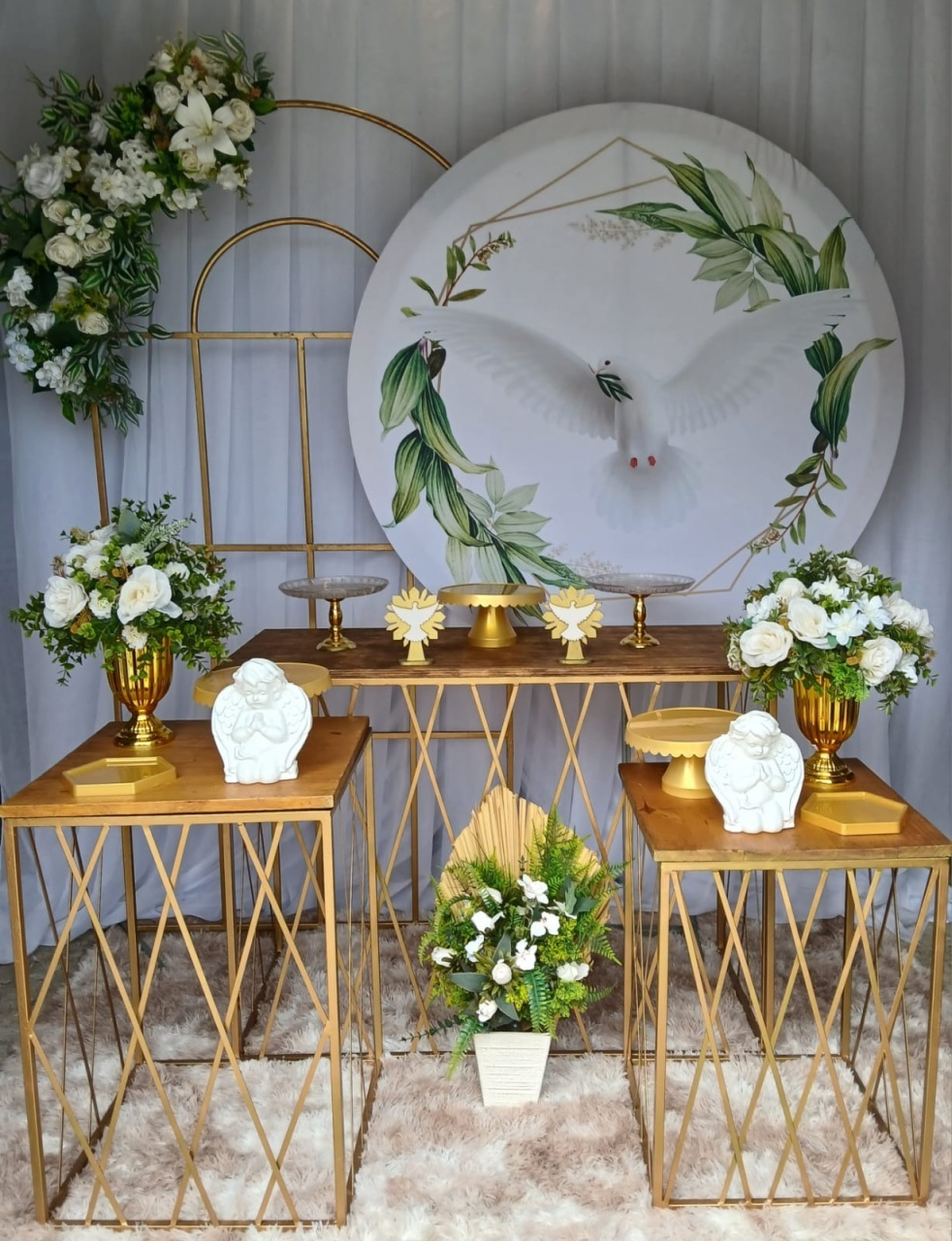 Kit Espirito Santo Verde  +Mesa Karol+ Janela    - Nicolle milde