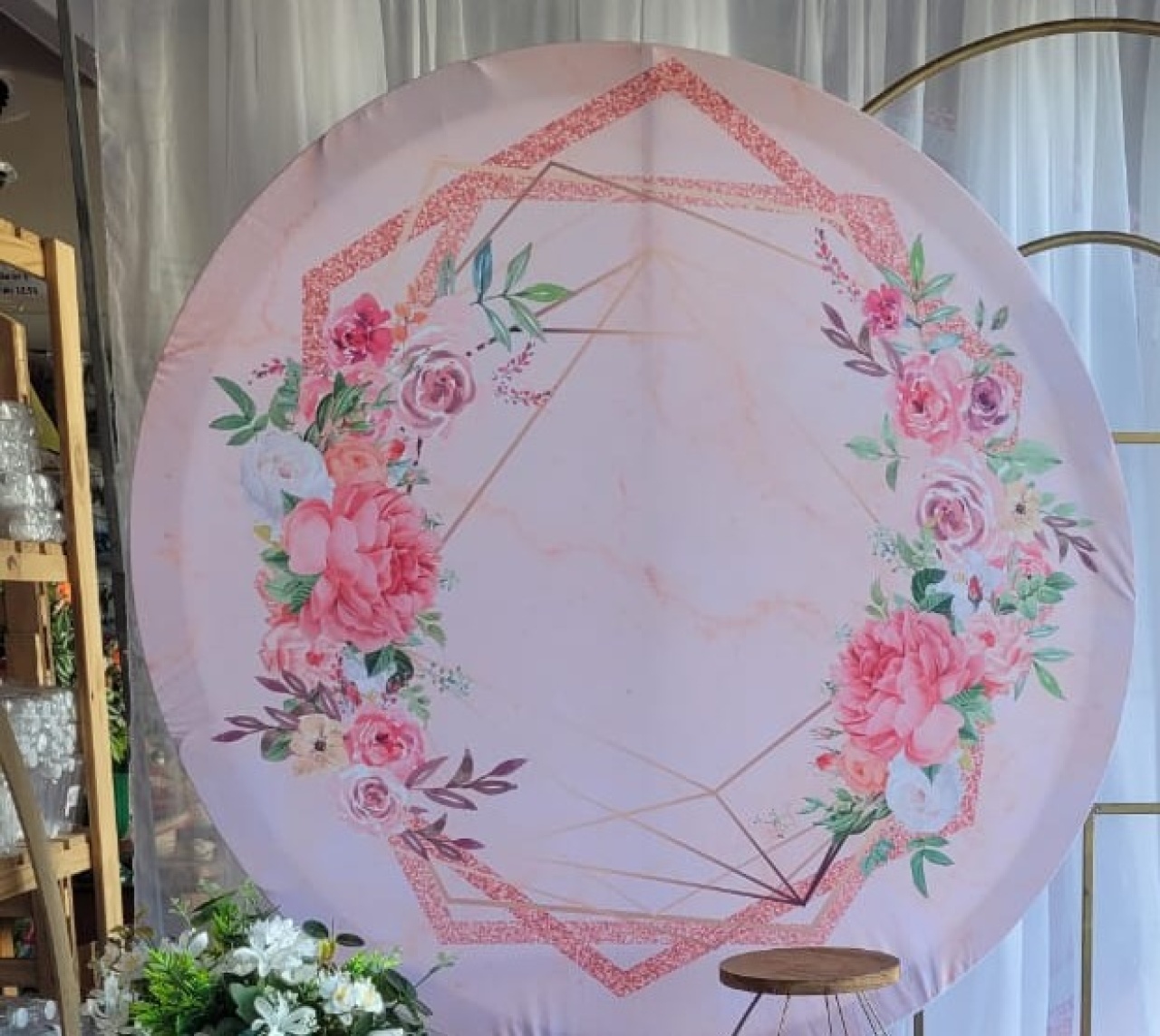 Painel Flores Rosa 2 - Nicolle milde