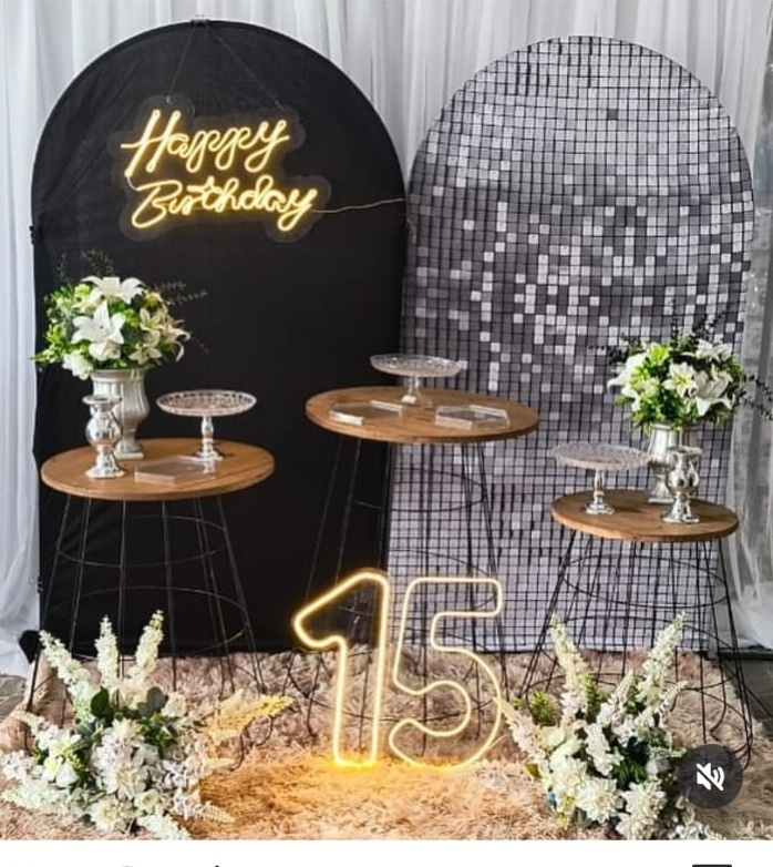 Kit Adulto  Preto E Prata  - Nicolle milde