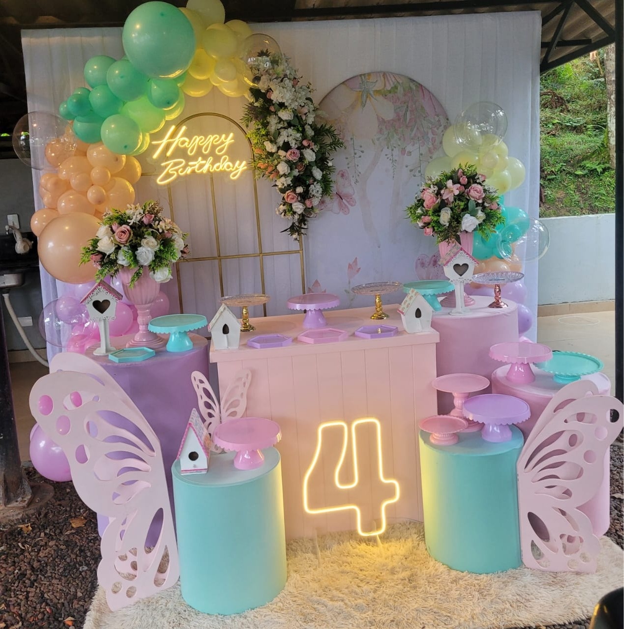 Decoração  Montada Jardim  - Nicolle milde