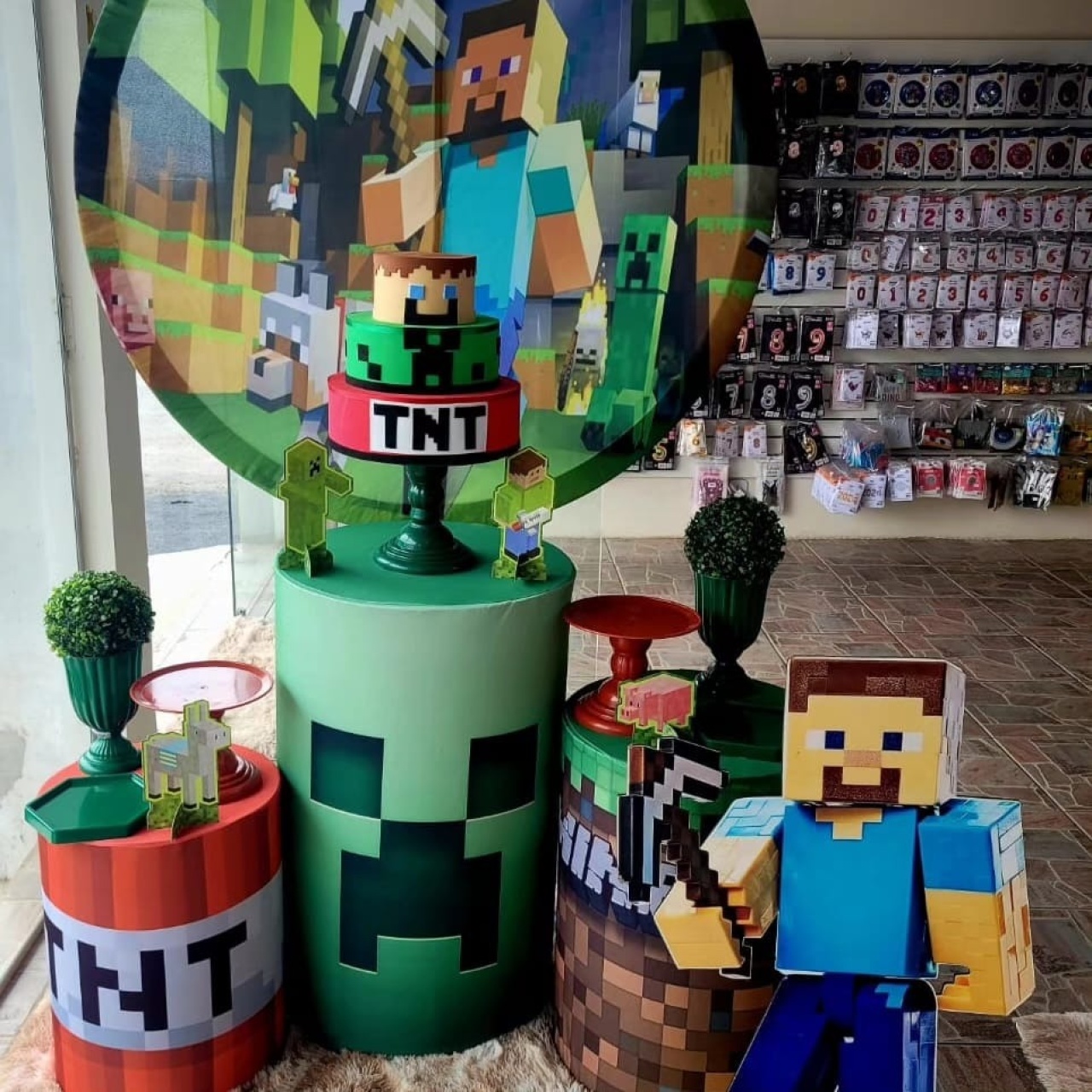 Kit Minecraft 1 Verde - Nicolle milde
