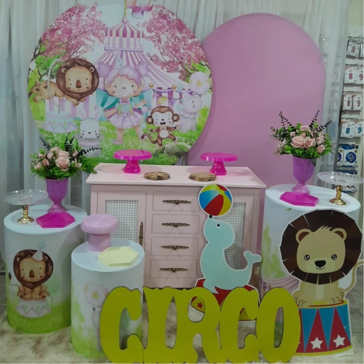 Kit Circo Rosa  - Nicolle milde