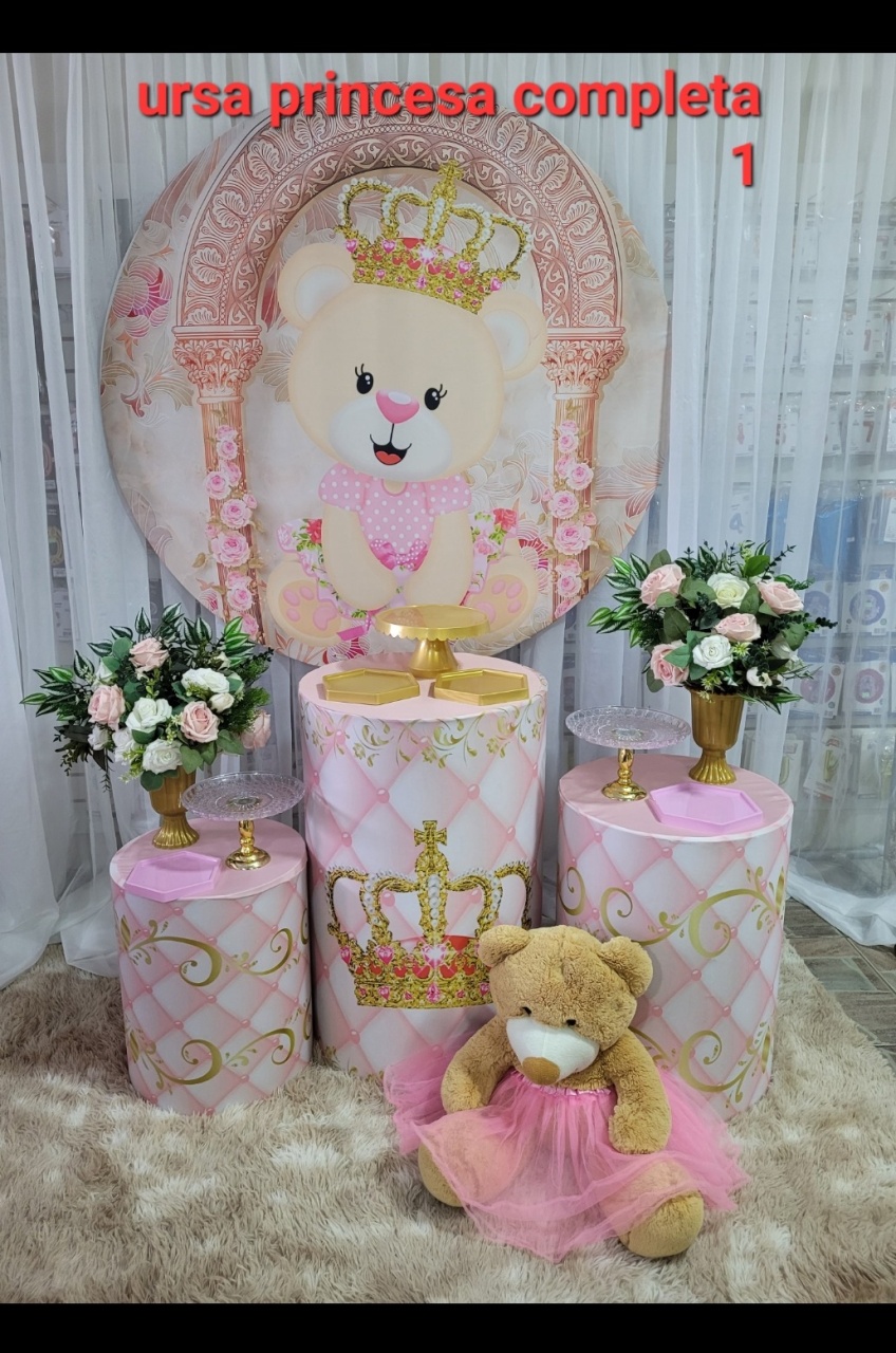 Kit Ursa Princesa 1 - Nicolle milde