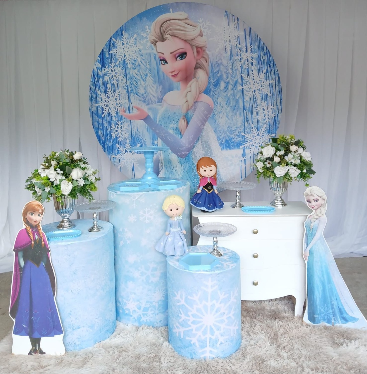 Kit Frozen 3 * Mini Branca  - Nicolle milde