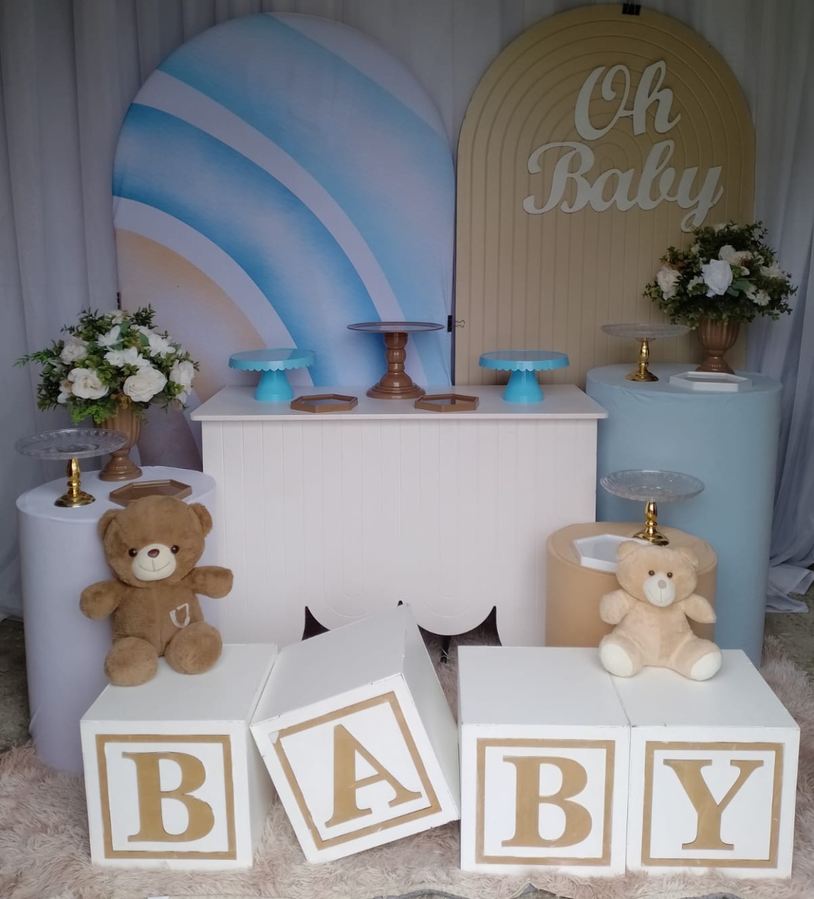 Kit Cha Bebe Arco Iris  - Nicolle milde