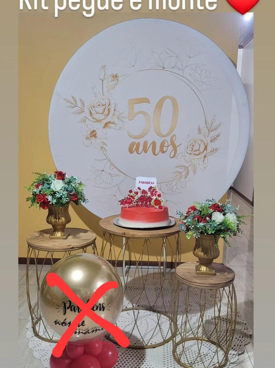 Kit 50 Anos - Nicolle milde