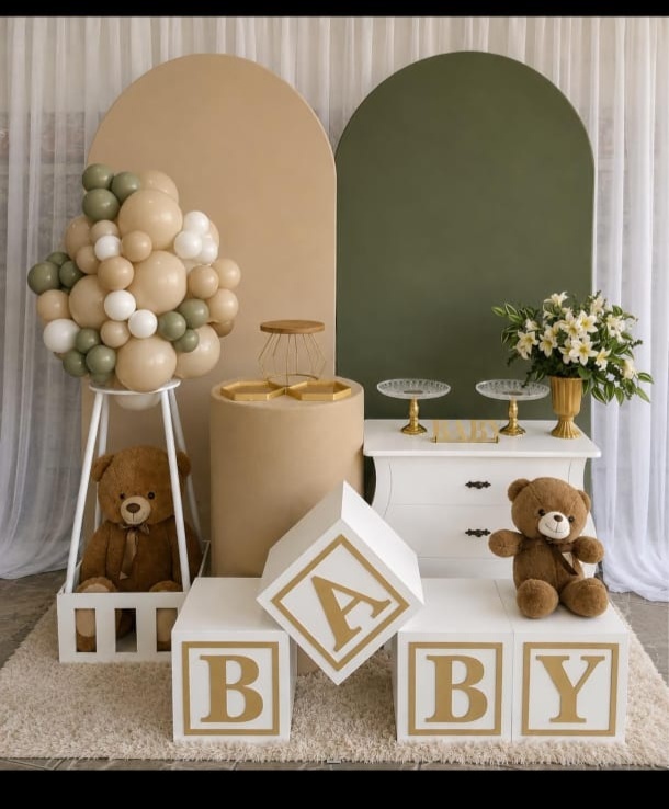 Kit Cha Bebe Bege - Nicolle milde