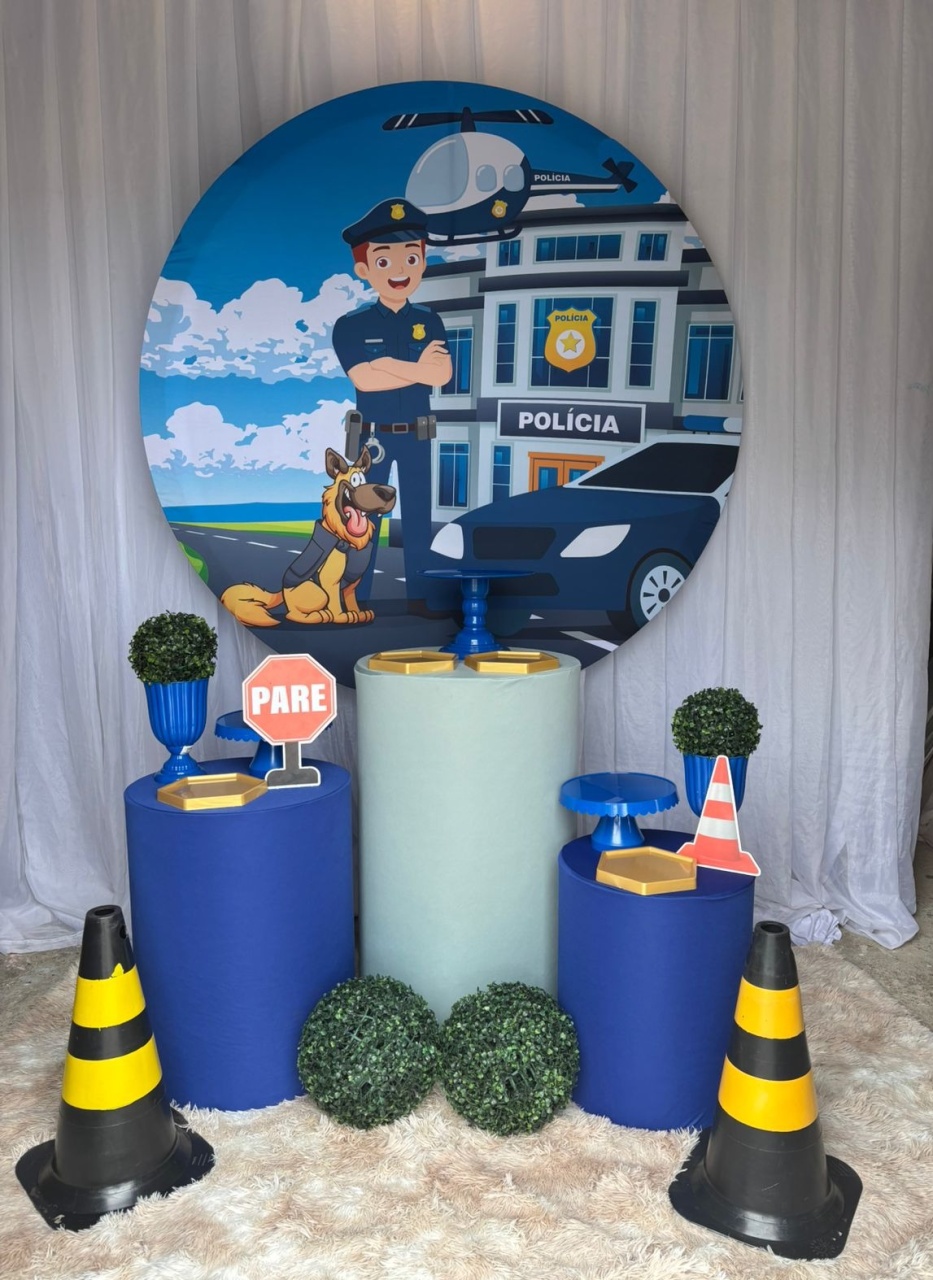 Kit Policia Simples  - Nicolle milde