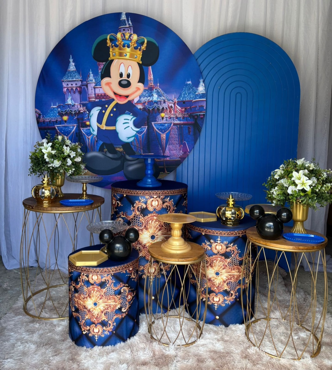 Kit Mickey Realeza +  2 Lateral Mdf  - Nicolle milde