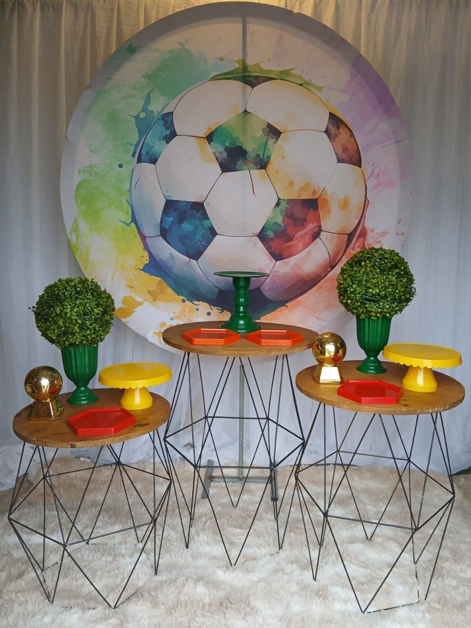 Kit Futebol Aquarela  - Nicolle milde