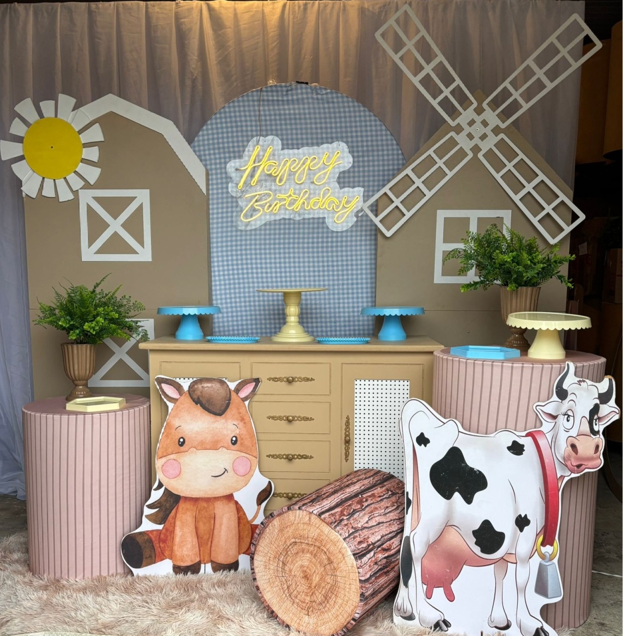 Kit Fazendinha Completa , Moinhos  - Nicolle milde