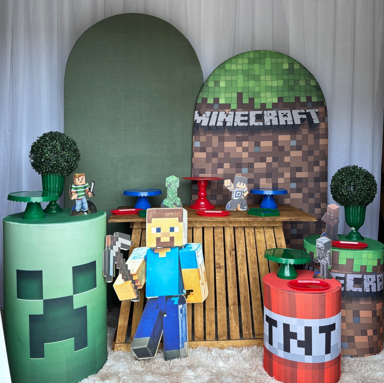 Kit Minecraft+Mesa Ripada - Nicolle milde