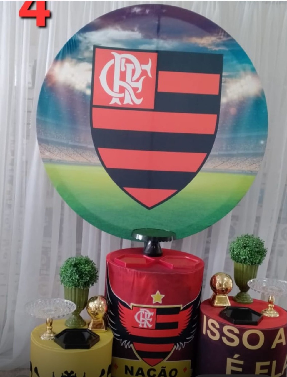 Kit  Futebol Flamengo 4 - Nicolle milde