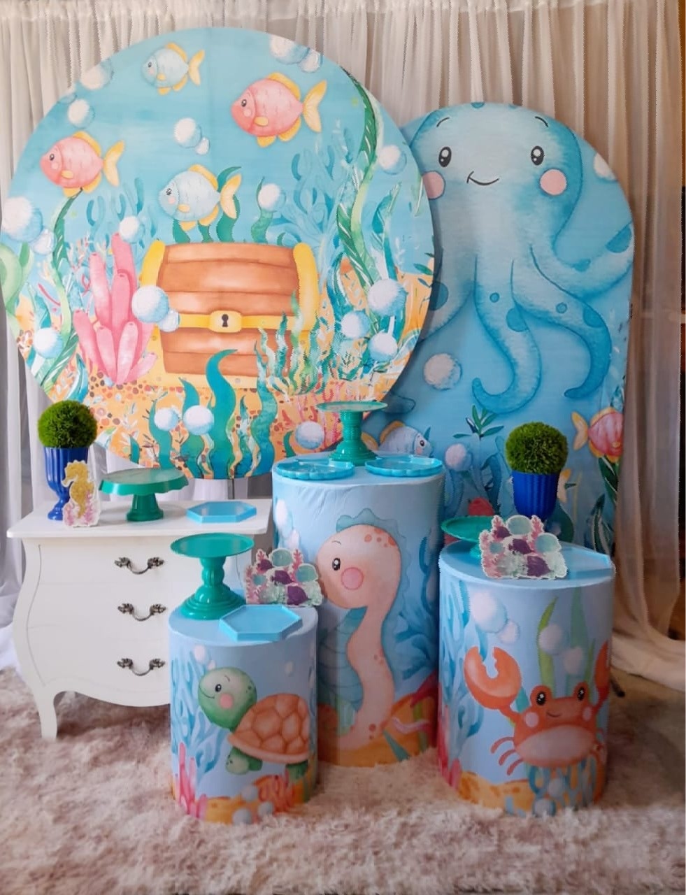 Kit Fundo Do Mar  - Nicolle milde
