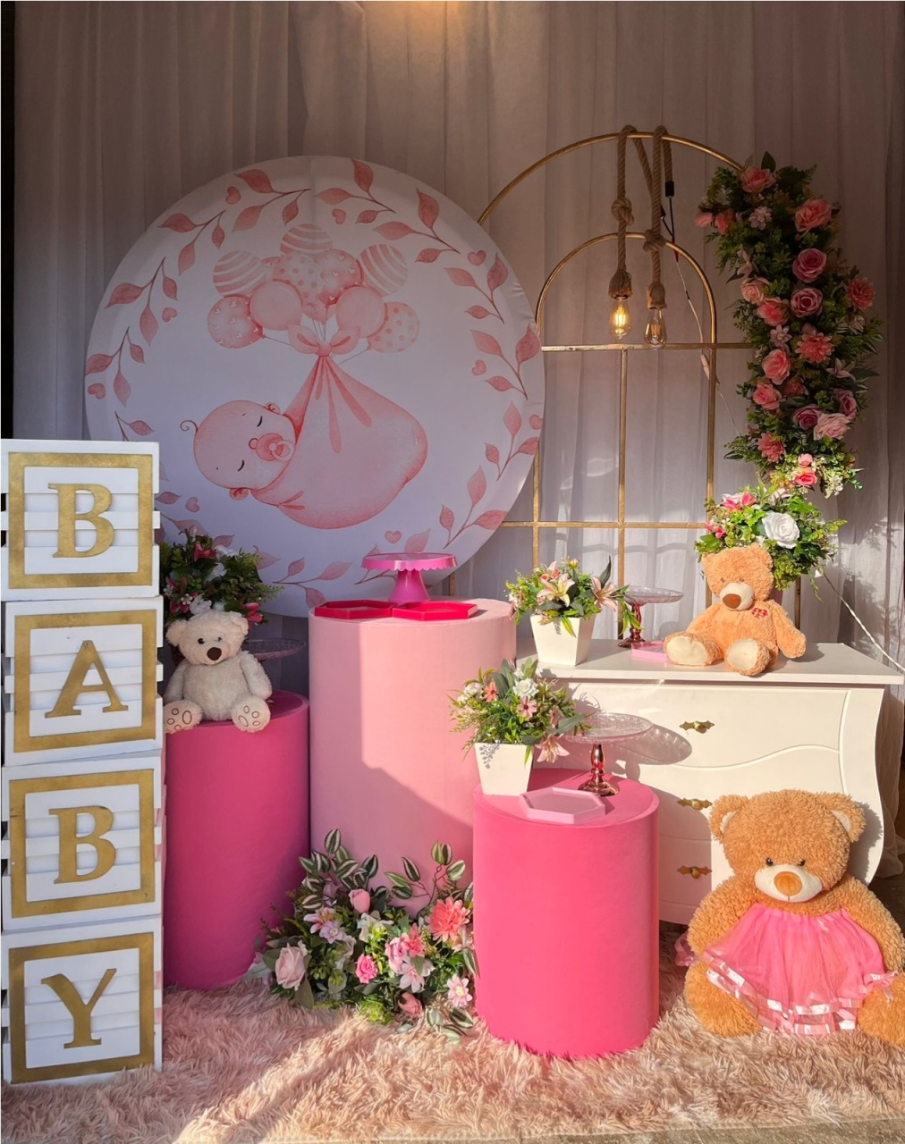 Kit Cha Bebezinha*Janela*Mini*Baby* - Nicolle milde