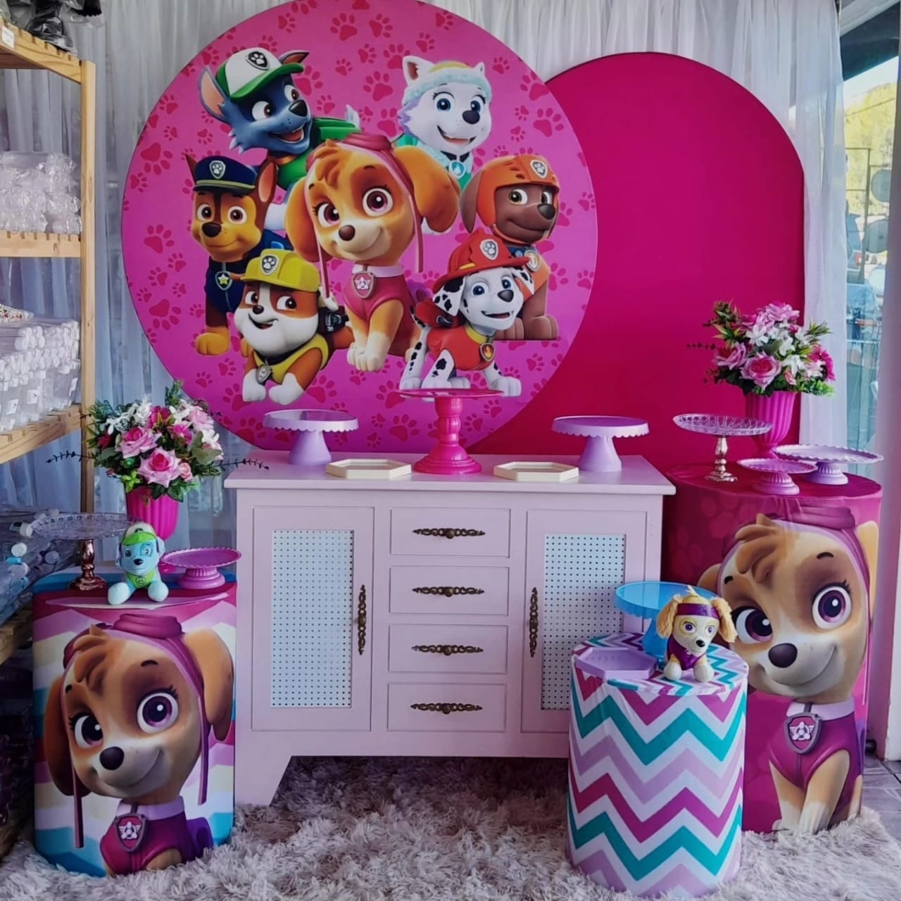 Kit Patrulha Canina Rosa - Nicolle milde