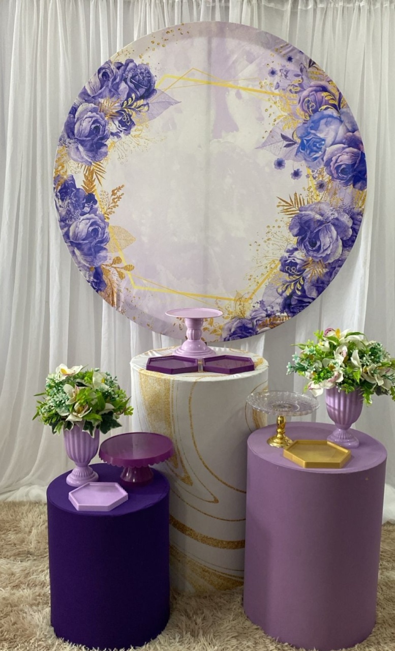 Kit  Flores Lilas  - Nicolle milde