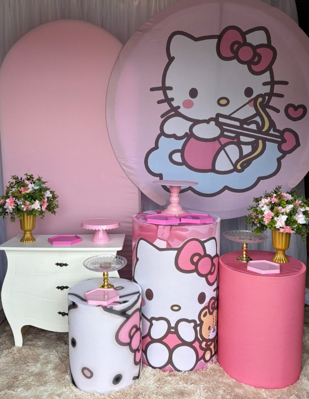 Kit Hello Kity 2 +Mini * Lateral  - Nicolle milde