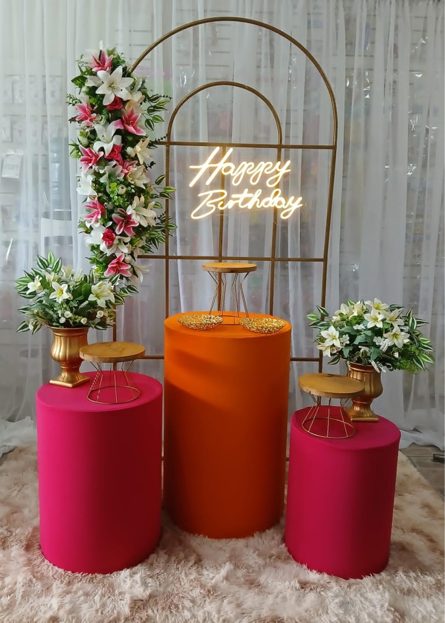 Kit Adulto Laranja E Pink - Nicolle milde