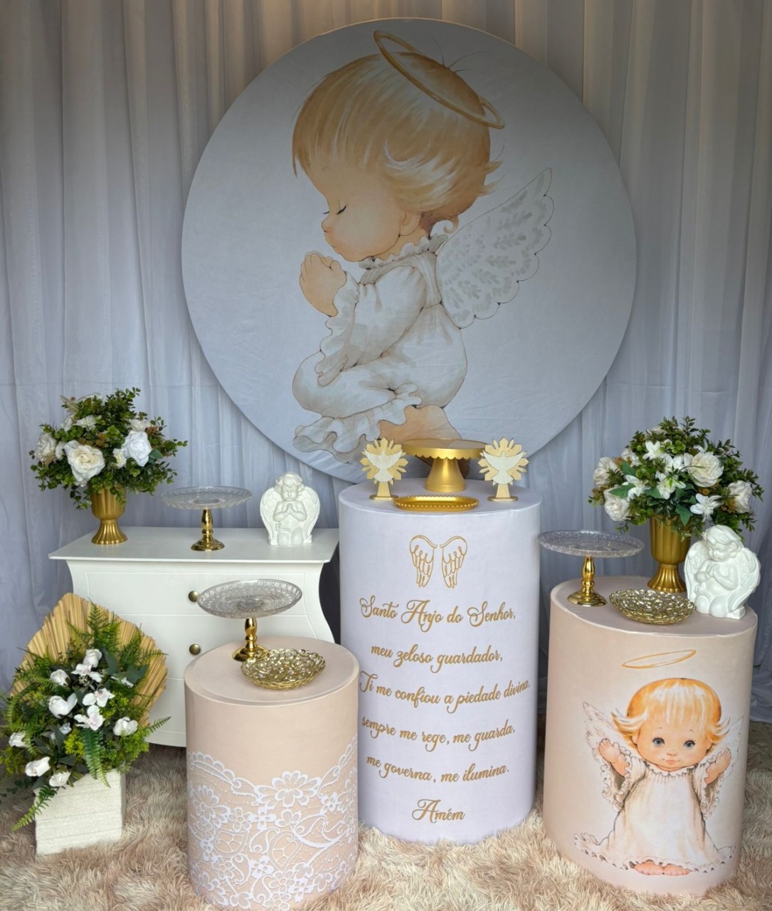 Kit Batizado Anjo Simples + Mini  - Nicolle milde