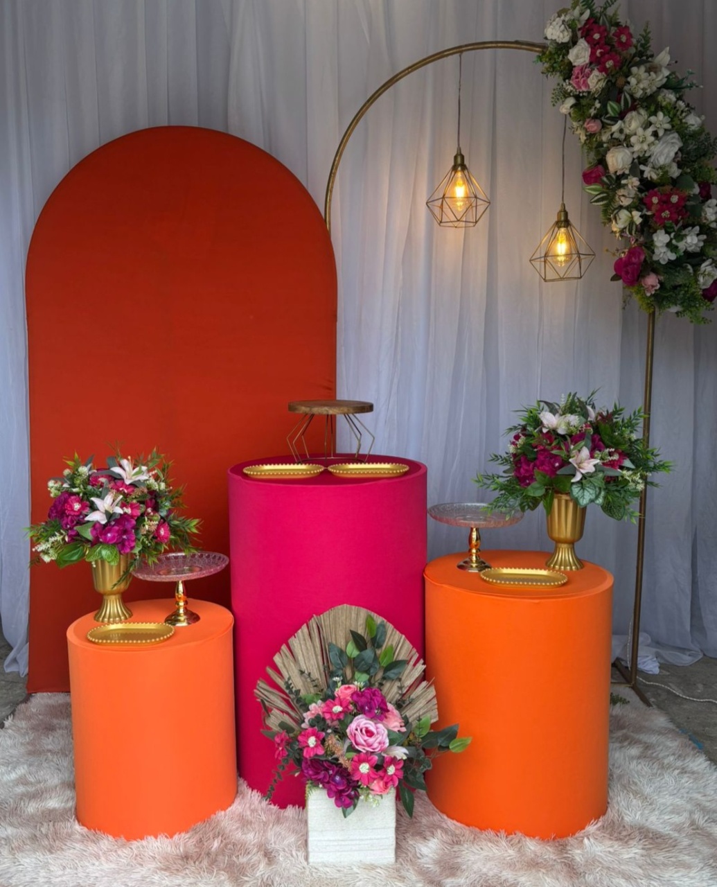 Kit Laranja E Pink - Nicolle milde