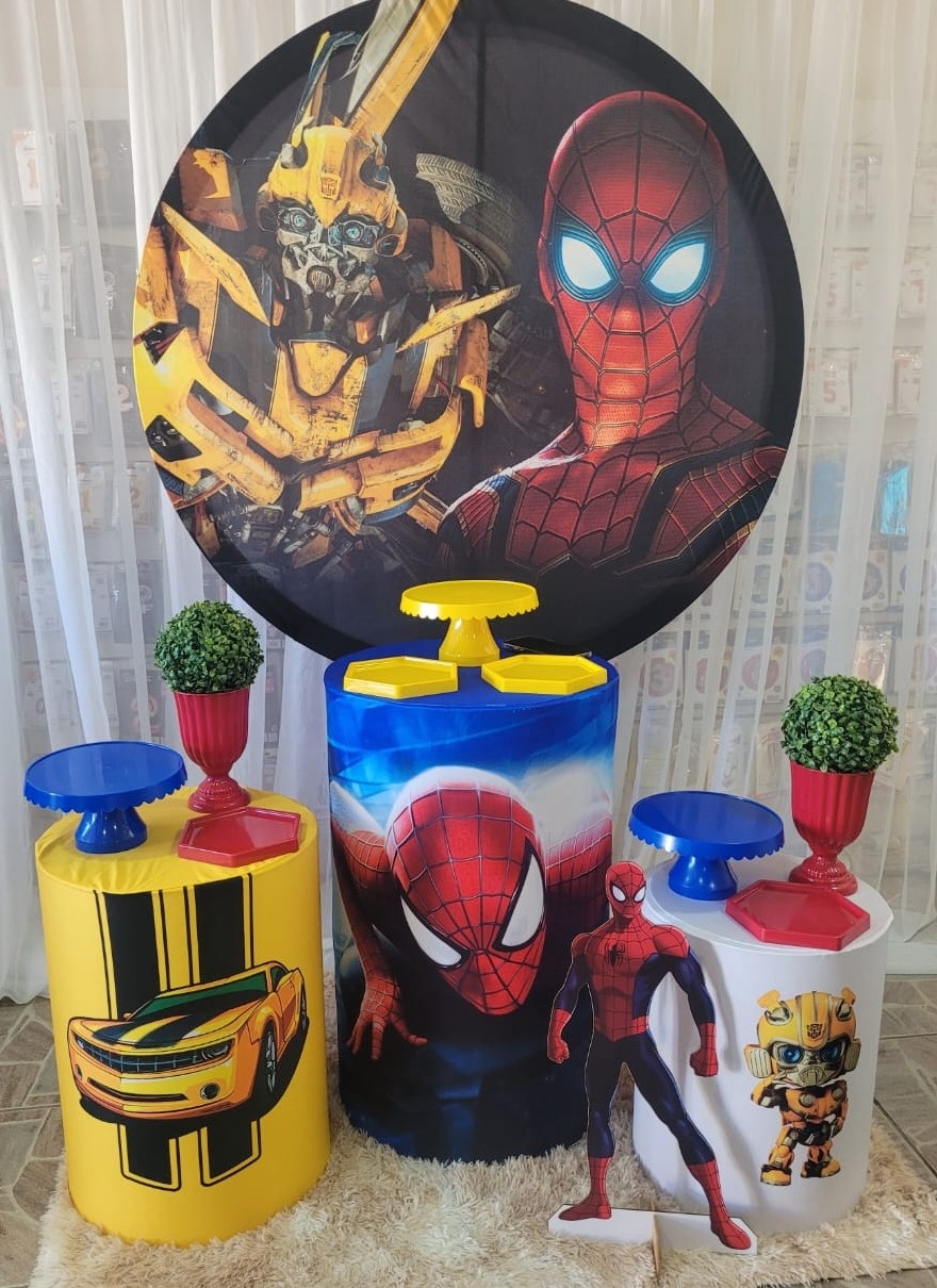 Kit Rasformes X Homem Aranha  - Nicolle milde