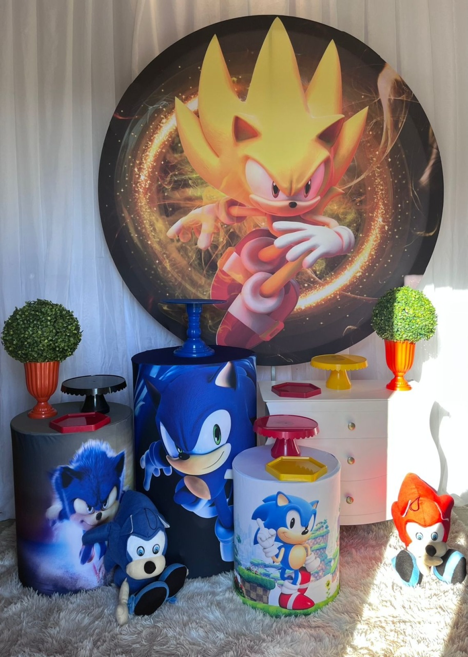 Kit Sonic Amarelo  + Mini   - Nicolle milde