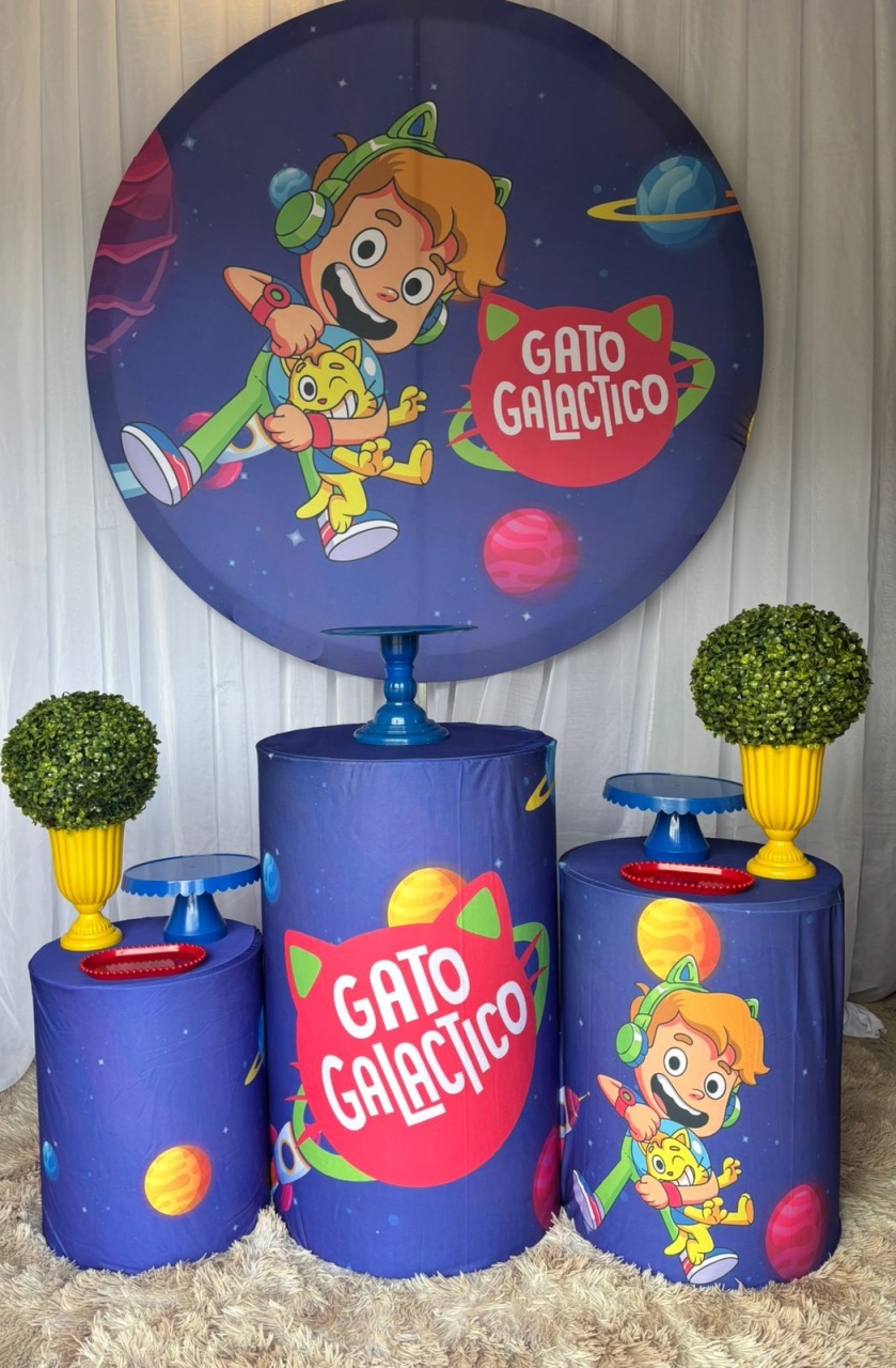 Kit Gato Galáctico  - Nicolle milde