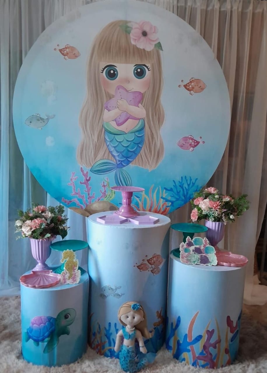 Kit Sereia Menina  - Nicolle milde