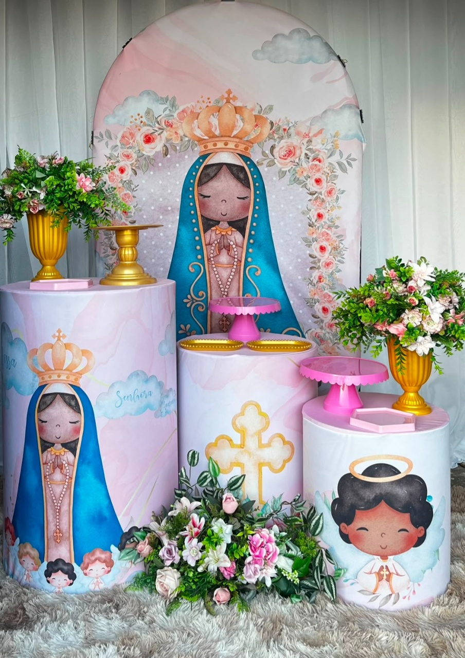 Kit Nossa Senhora Aparecida Novo - Nicolle milde