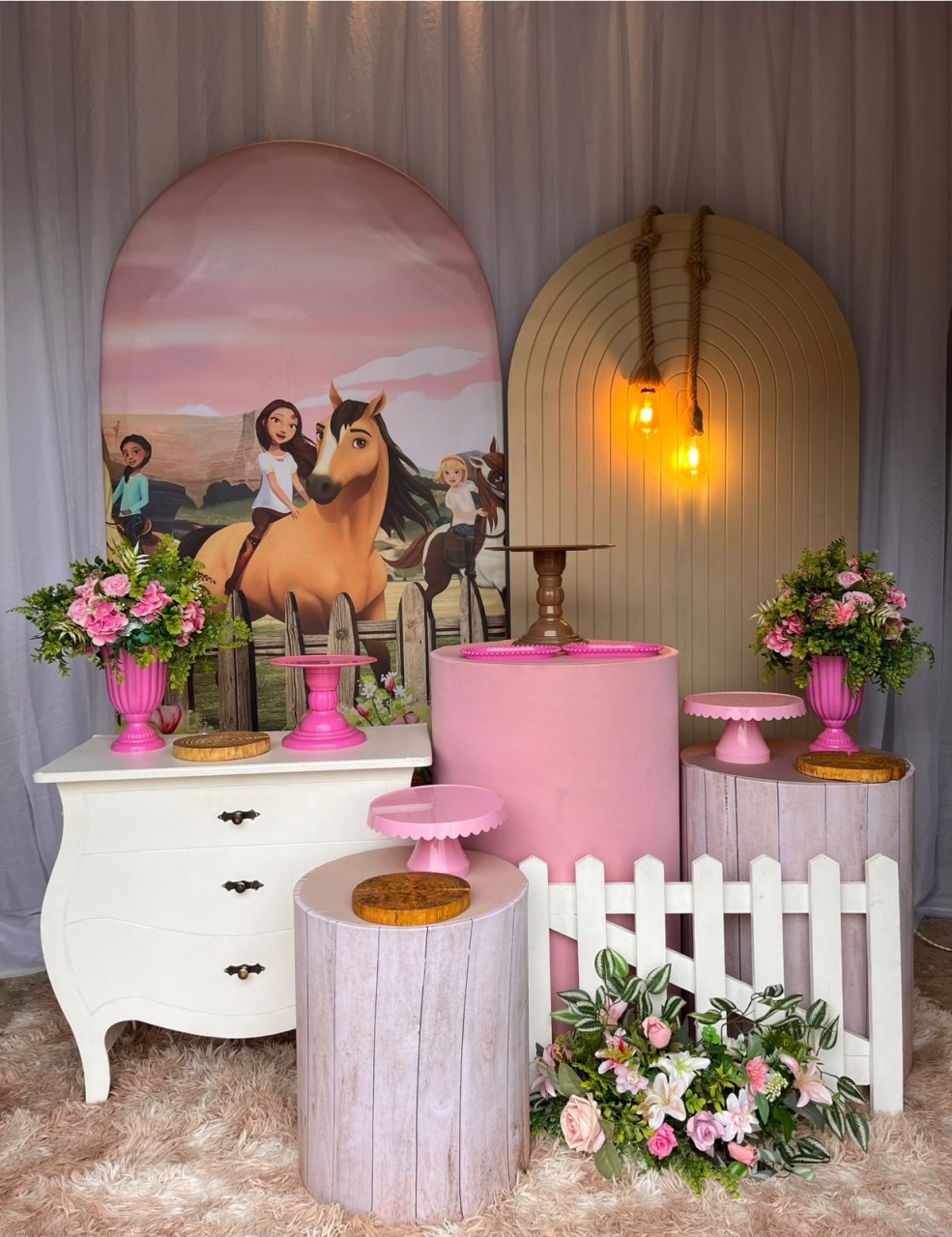 Kit Spirit Menina+Mini B+Painel Mdf - Nicolle milde