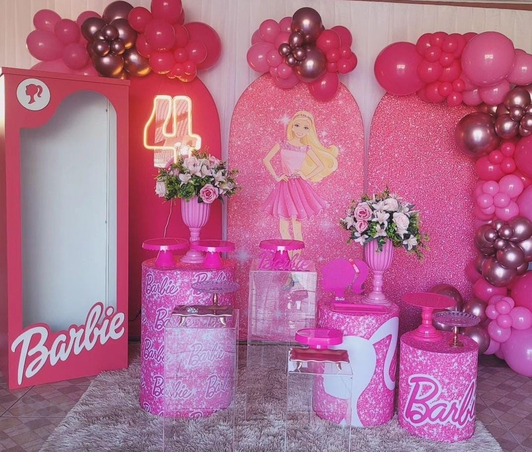 Decoração Montada Barbie  - Nicolle milde