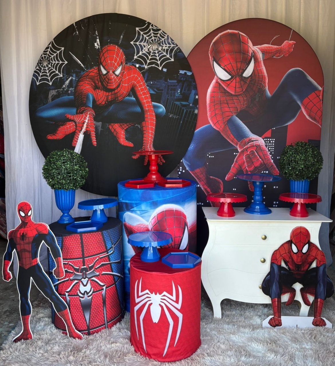 Kit Homem Aranha 1+ Mini + Lateral   - Nicolle milde
