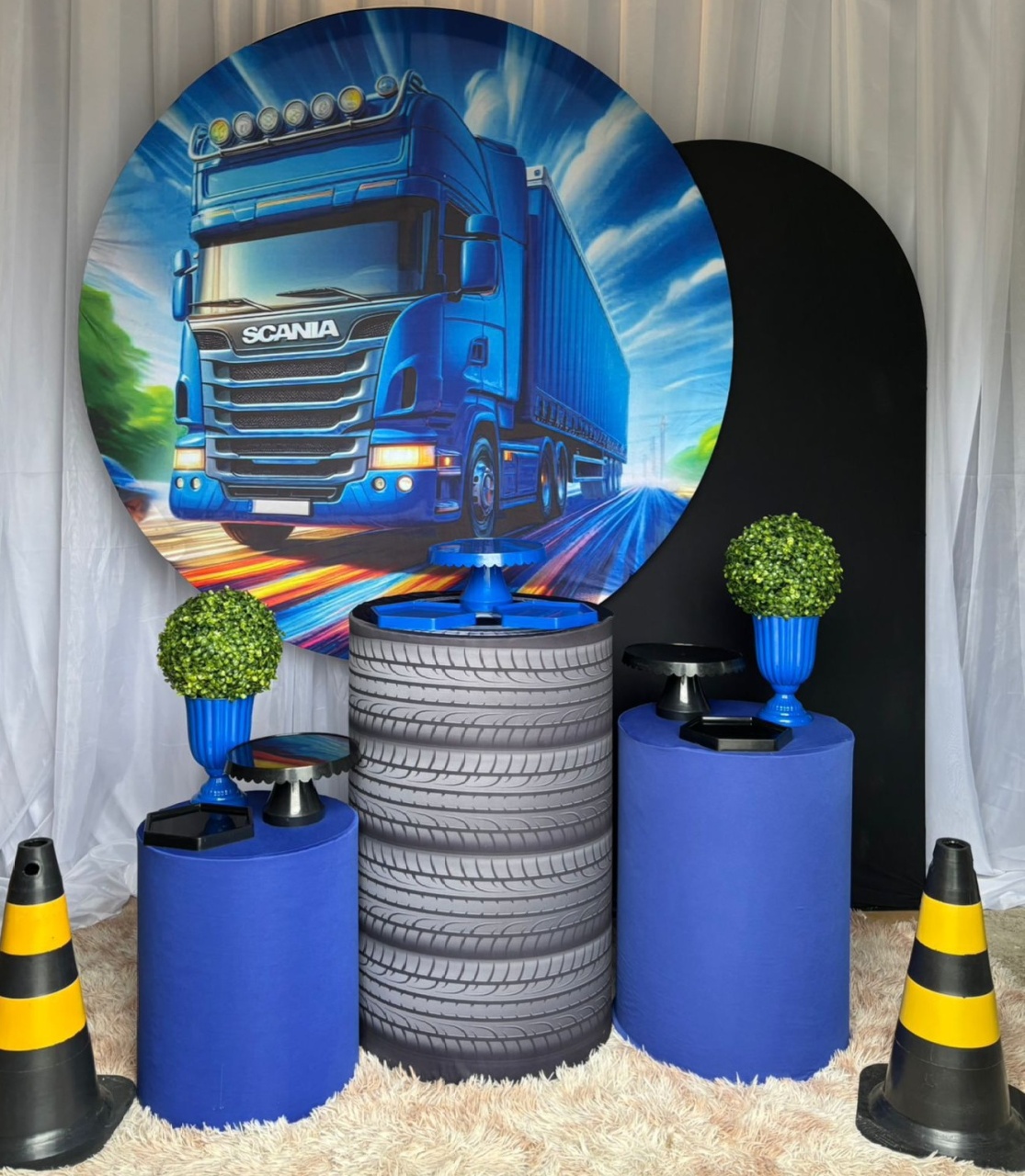 Kit Caminhão Azul  - Nicolle milde