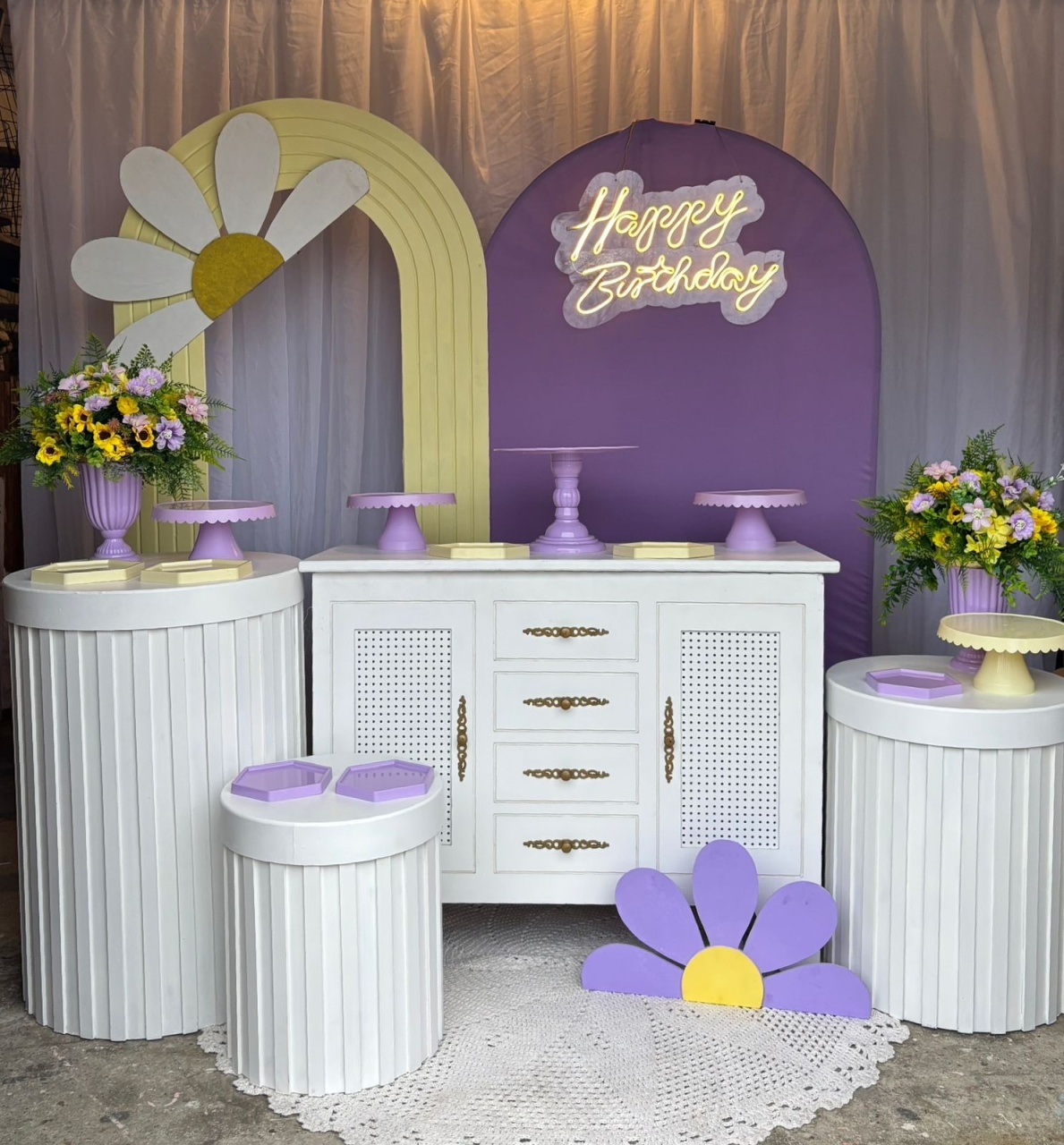 Kit Margarida Lilas  - Nicolle milde