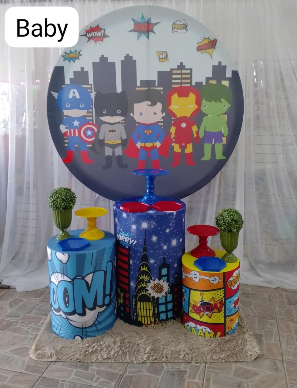 Kit Ingadores Baby, Capa Personalizada Boom - Nicolle milde