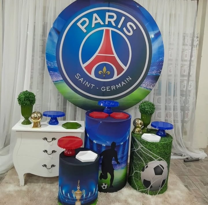 Kit Futebol Paris Saint Germain - Mini Branca - Nicolle milde