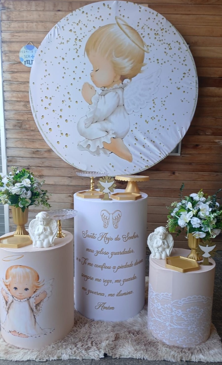 Kit  Batizado Anjo 1 - Nicolle milde