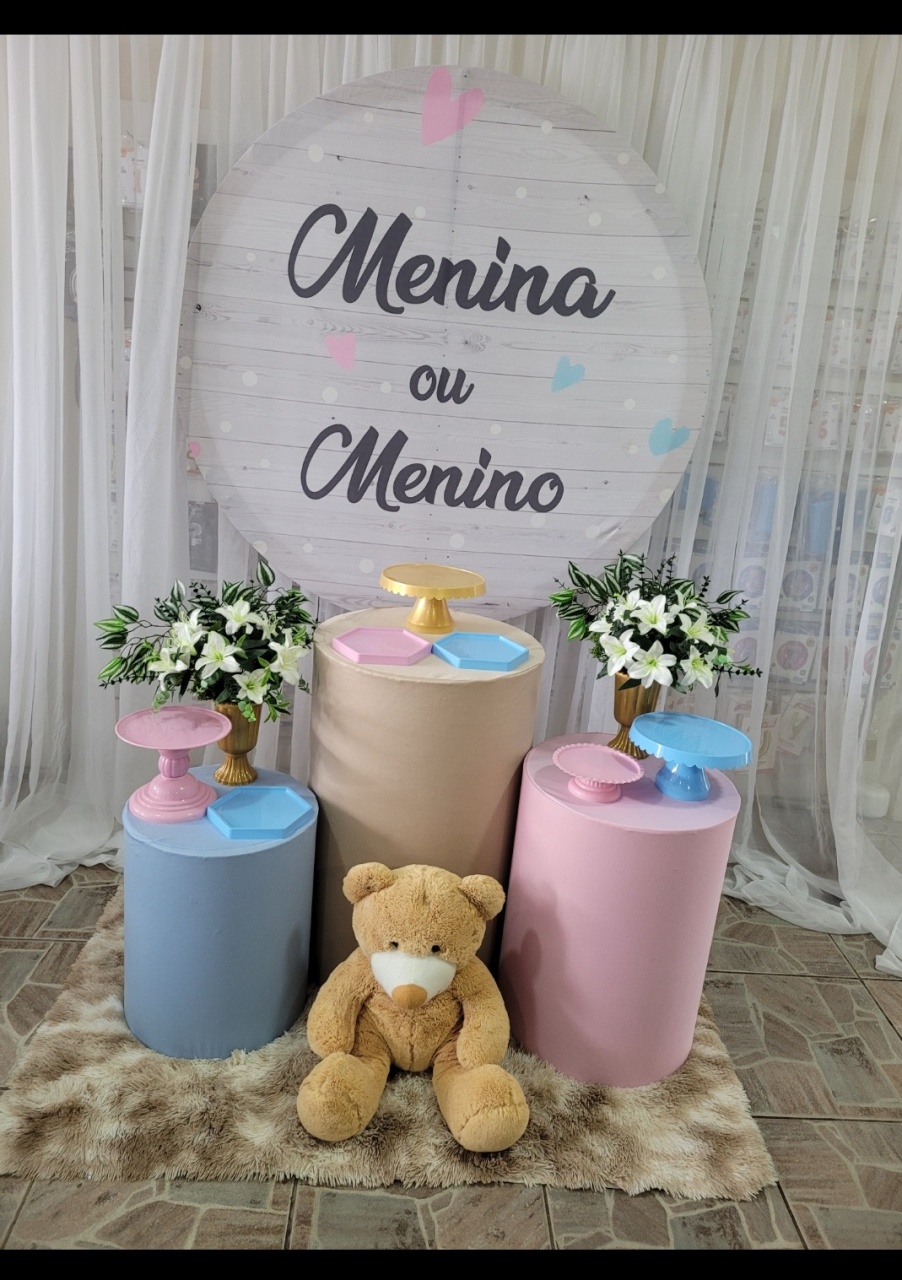 Kit Chá Revelação Cinza - Nicolle milde