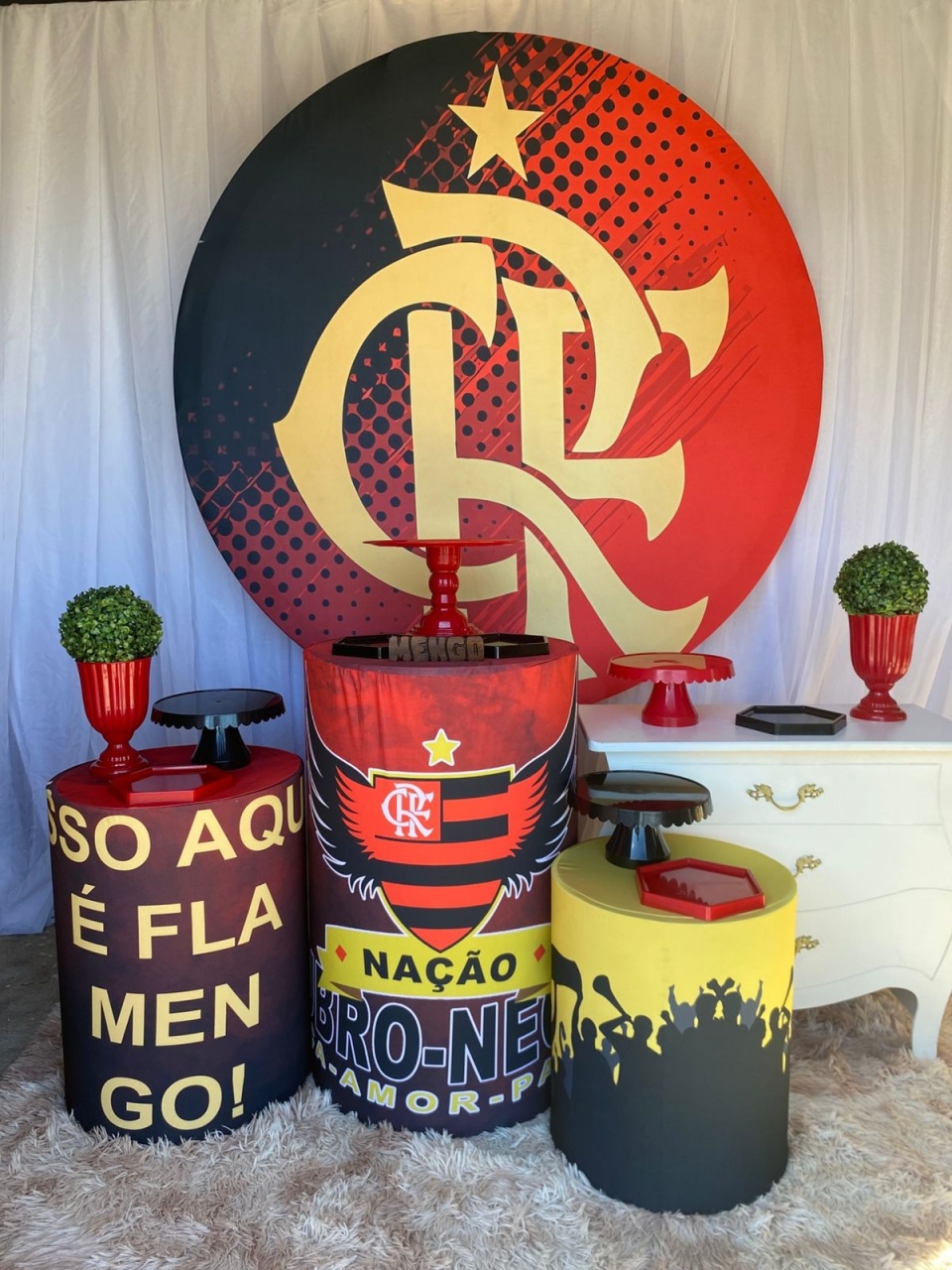 Kit Futebol  Flamengo 1+Mini  - Nicolle milde