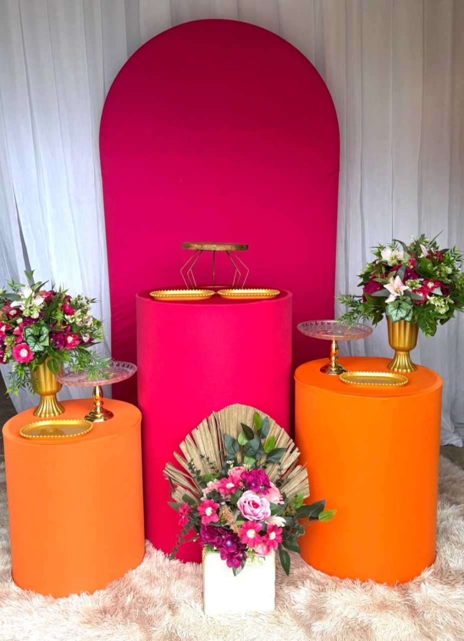 Kit Laranja E Pink , - Nicolle milde