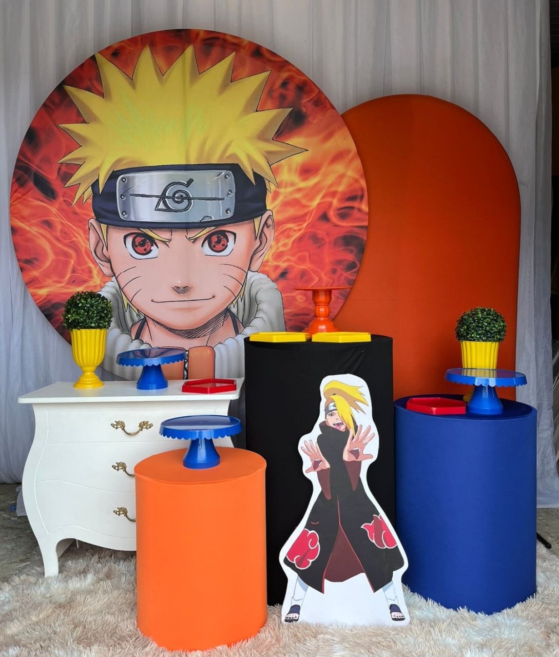 Kit Naruto +Mini +  Lateral  - Nicolle milde