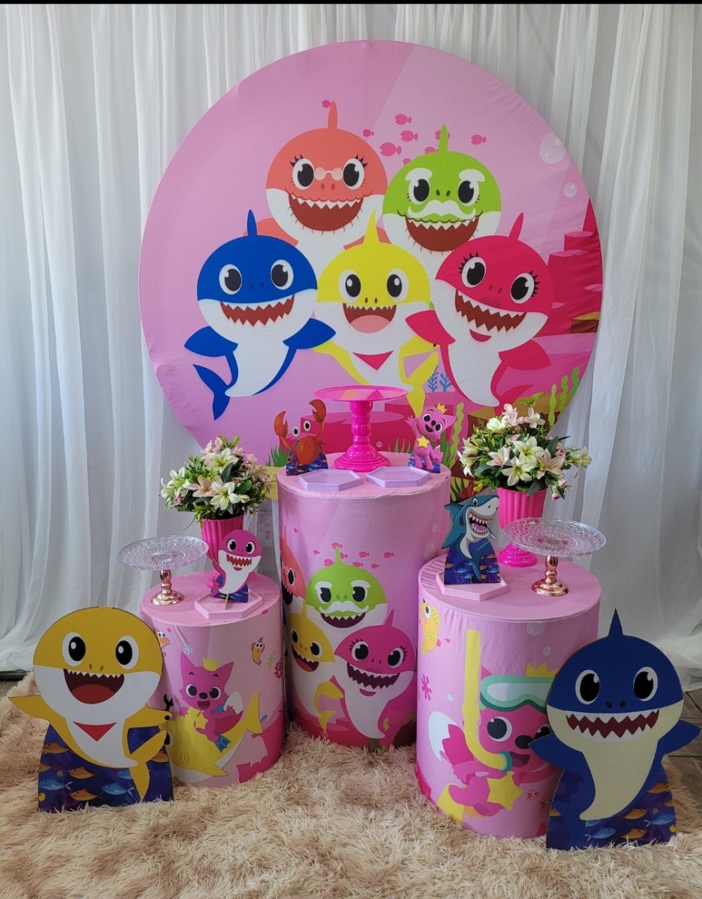 Kit Baby Shark Menina - Nicolle milde