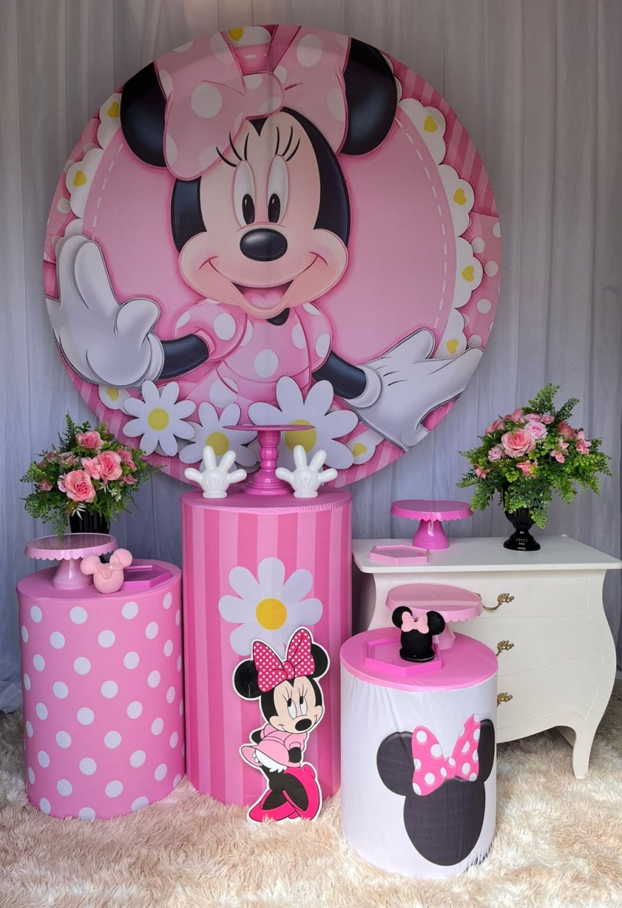 Kit Minnie Rosa Margarida  + Minni - Nicolle milde