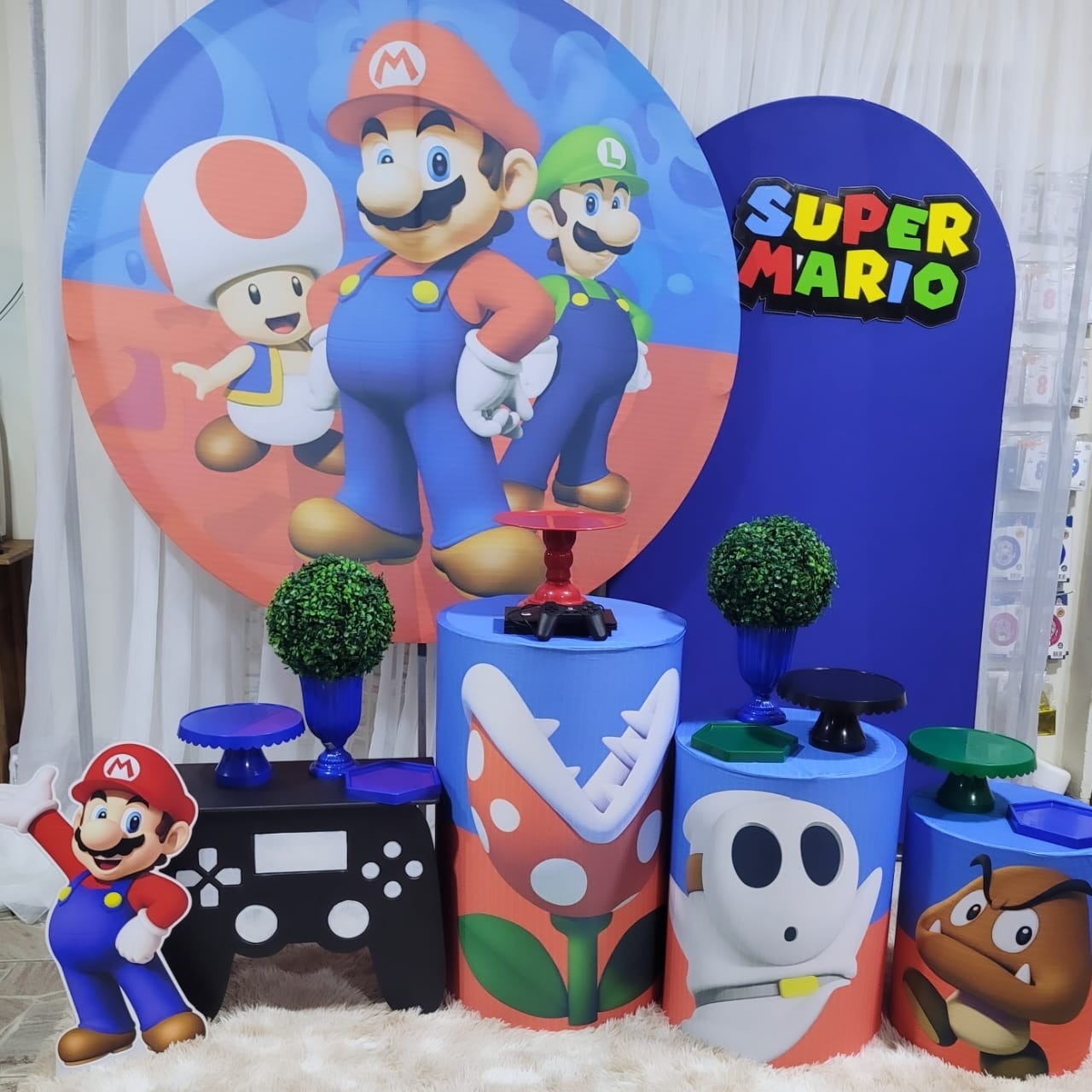 Kit Super Mario, Lateal . Mesa Game  - Nicolle milde