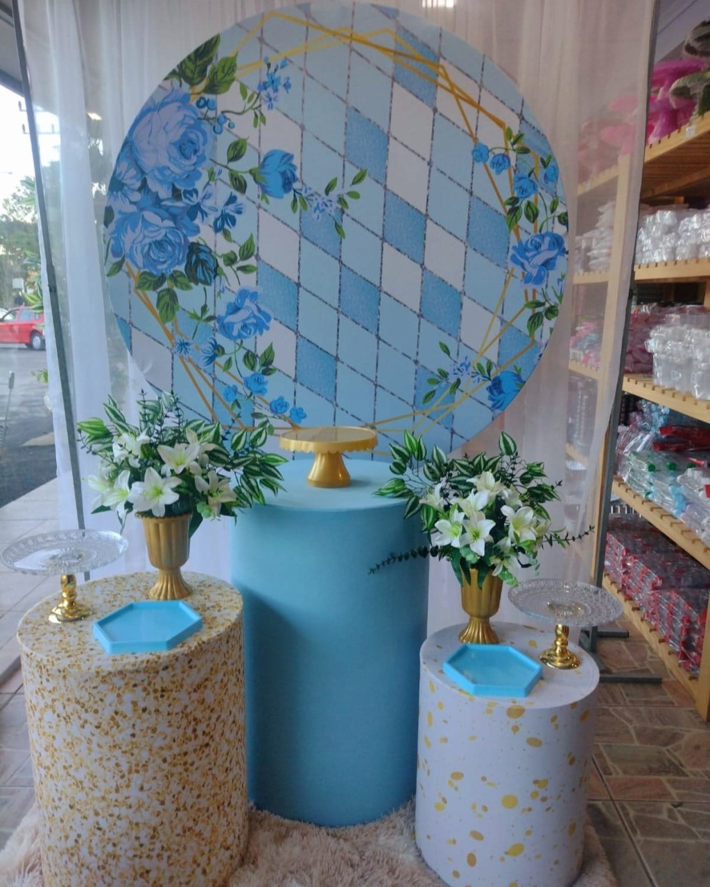 Kit Flores Azul  - Nicolle milde