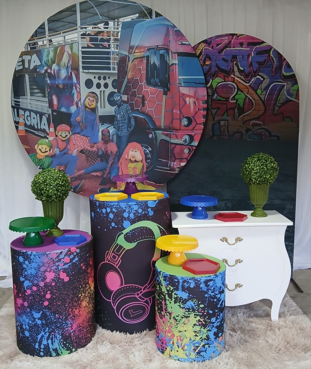 Kit Carreta Furacão + Mini Branca  - Nicolle milde