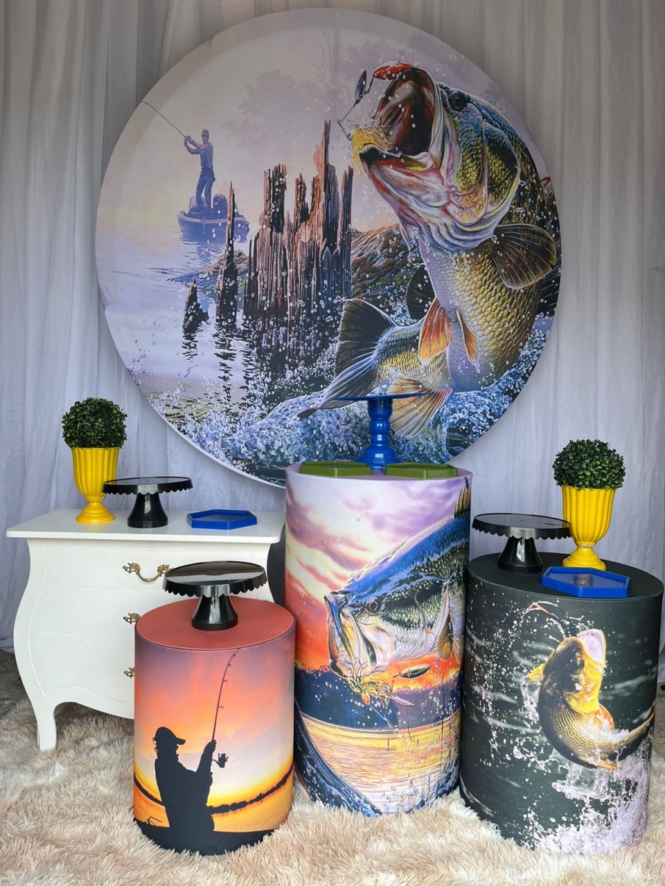 Kit Pescaria 3 + Mini  - Nicolle milde